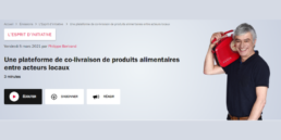 Une plateforme de co-livraison de produits alimentaires entre acteurs locaux