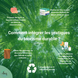 Comment intégrer les pratiques du tourisme durable